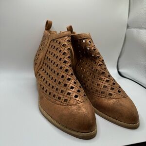 Arider Girl Abby Ankle Booties - Brown